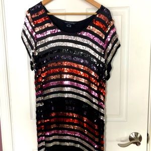 Fun sequin dress for party or night out.